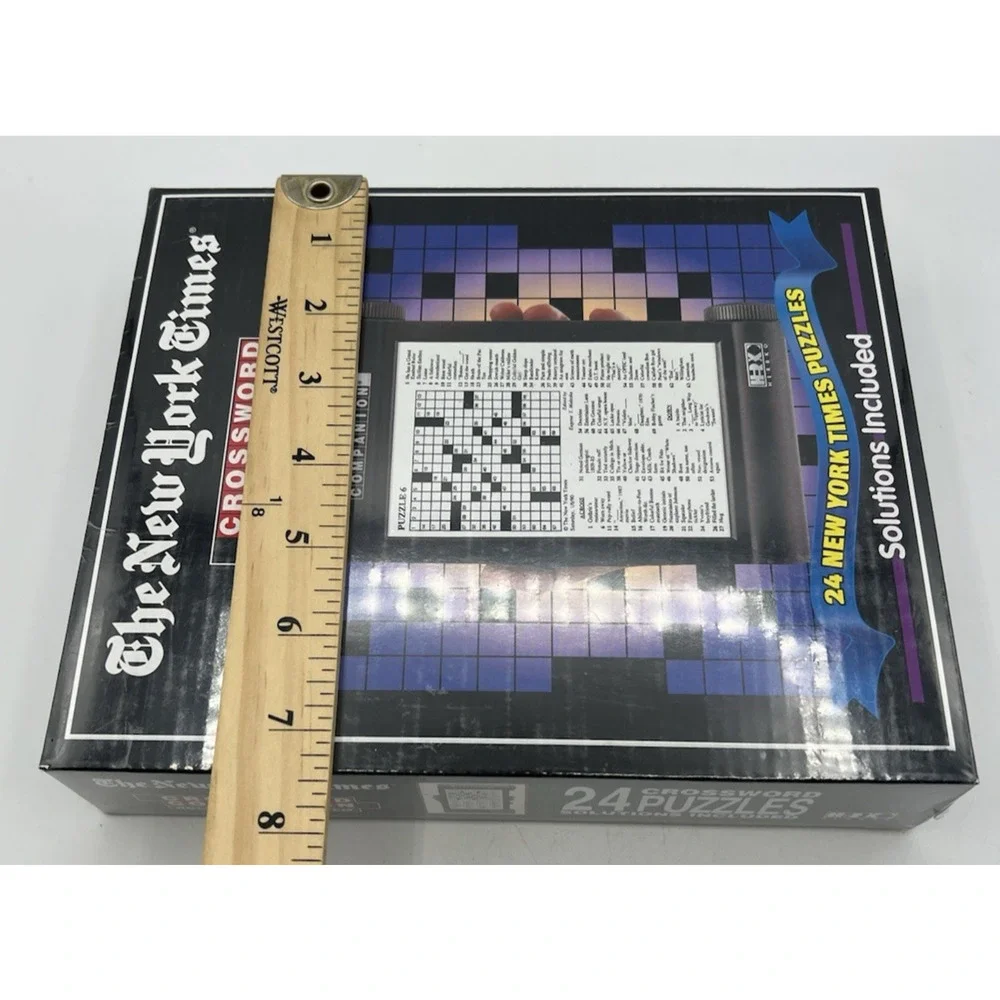New York Times Crossword Companion Roll-A-Puzzle 24 Puzzles Sealed Game